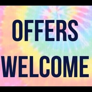 All reasonable offers considered! ❤️🧡💛💚💙💜